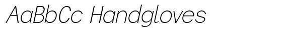 Flova Extra Light Italic image