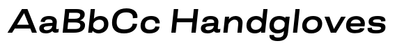 Berna Expanded Semi Bold Italic image