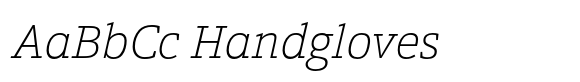 Calanda Thin Italic image