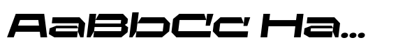 UT Sracotien Oblique Extra Expanded Extra Bold image