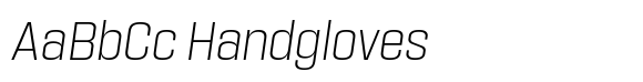 HD Corbit Narrow Extra Light Italic image