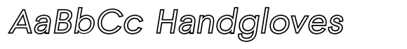 2031 Light Italic Outline font sample