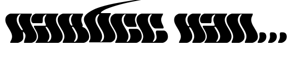 Kabisat Tall Warp font sample