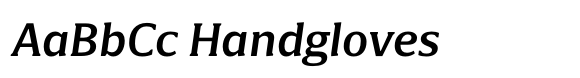 Foreday Semi Sans Bold Italic image