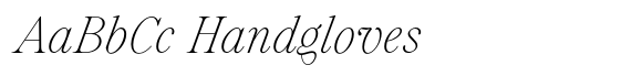 Voxas Extra Light Italic image