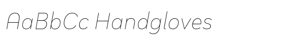 Bouba Round Thin Italic image