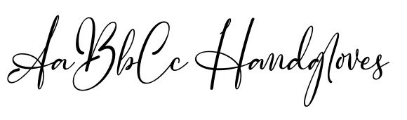 Reghitta Slant font sample