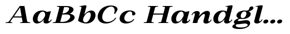 Romantic Editorial Extra Bold Expanded Italic image