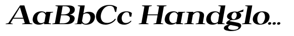 Regante Bold Expanded Slant image