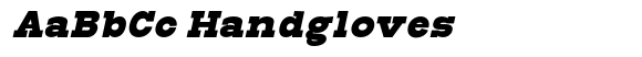 Aristone Slab Black Semi Expanded Italic image