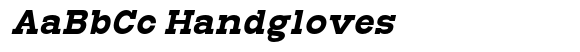 Aristone Slab Bold Semi Expanded Italic image