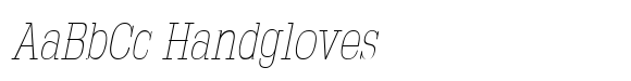 Montrex Slab Thin Condensed Italic image