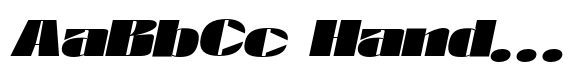 Valenroy Extra Black Expanded Italic image