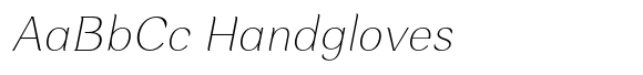 Rossanova Text Thin Italic font sample