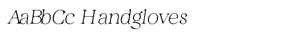 Quirlone Soft Thin Italic image