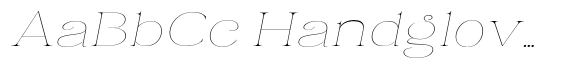 Eritza Thin Expanded Italic image