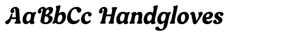 Bangora Italic font sample