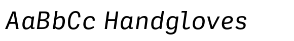 Adelle Mono Flex Italic image