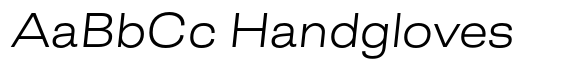 Berna Expanded Light Italic image