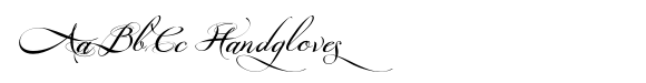 Glorio font sample