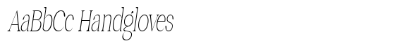 Gaslighter Soft Thin Italic Condensed image