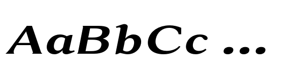 Rema Monde Bold Expanded Italic image