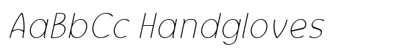 Bumora Round Thin Italic image