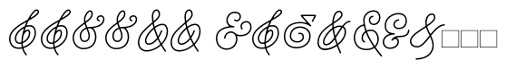 Houstoner Script Ampersand image