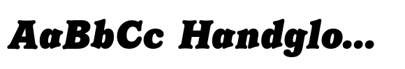 Amsterdam Serif Black Italic image