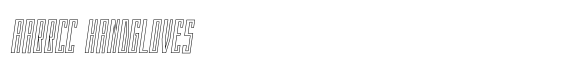 Monateb Extra Light Outline Italic image