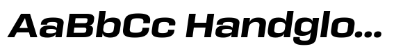 HD Corbit Semi Expanded Semi Bold Italic image
