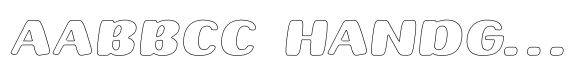 Aquarium Brush Outline Italic image