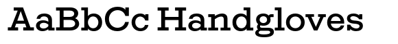 Huemul Slab Regular font sample