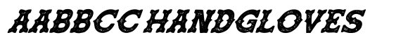 Wild Ranch Stamp Spur Oblq font sample