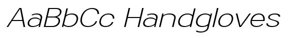 Spatial Logic ExtraLight Expanded Italic image