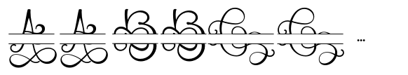 Monogram Challigraphy Brackets Standard image