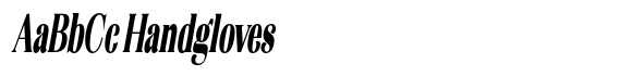 Geshina A Extra Condensed Slant image