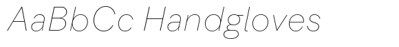 Flink Neue Text Thin Italic font sample