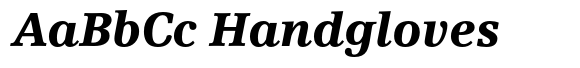 Vernacular Clarendon Black Italic font sample