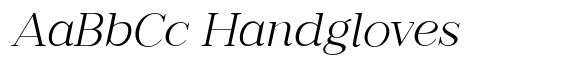 Romina extralight Italic image