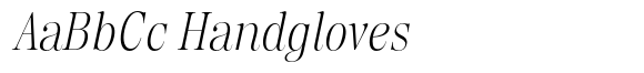 Regaris Plain Extra Light Condensed Italic image