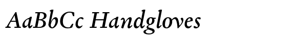Garalda Medium Italic image