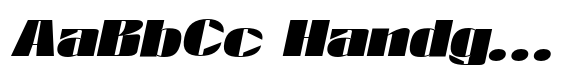 Valenroy Extra Bold Expanded Italic image