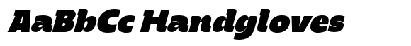 Standie Bold Italic font sample
