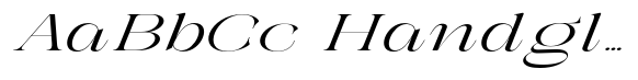 Galdertin Charetam Italic Medium Extra Expanded Italic image