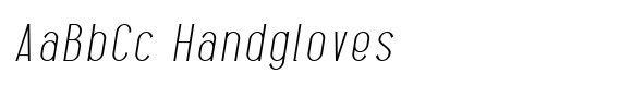 Korria Light Italic font sample