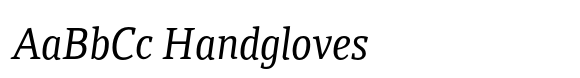 Calicanto Regular Italic image