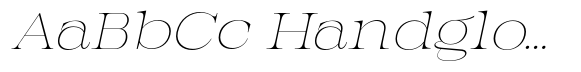 Bravellion Thin Ultra Expanded Italic image