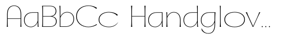 Soncara Thin font sample