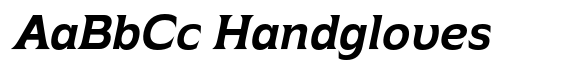 Atsanee Semi Bold Italic font sample